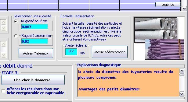 vitesse transport sedimentation